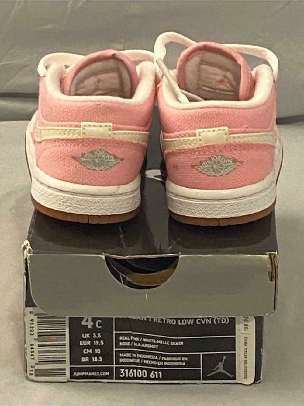 Jordan 1 Retro Canvas  Low - size 4c